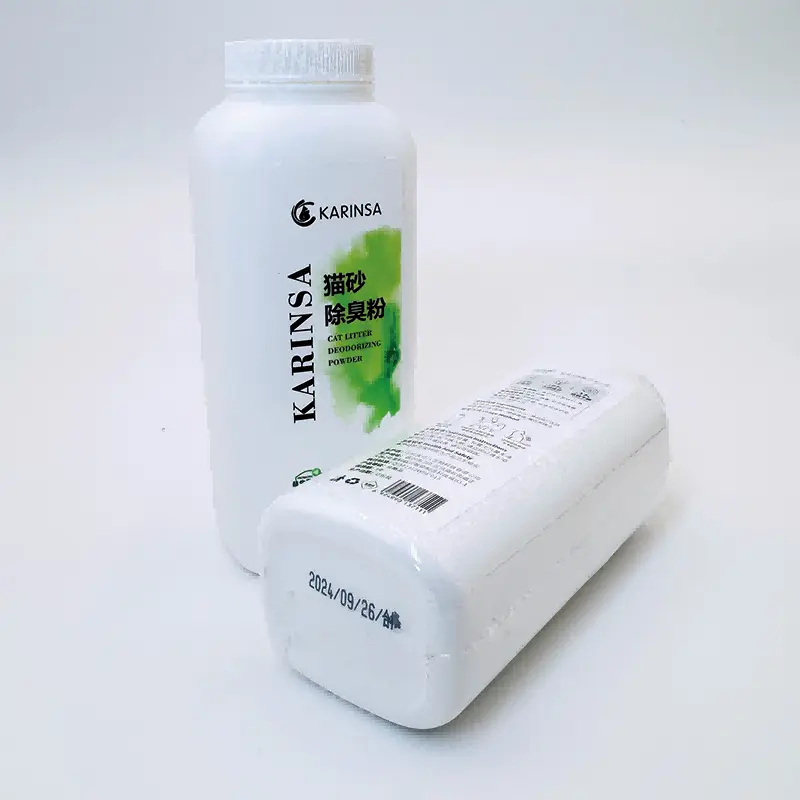 Pet cat litter deodorizing powder