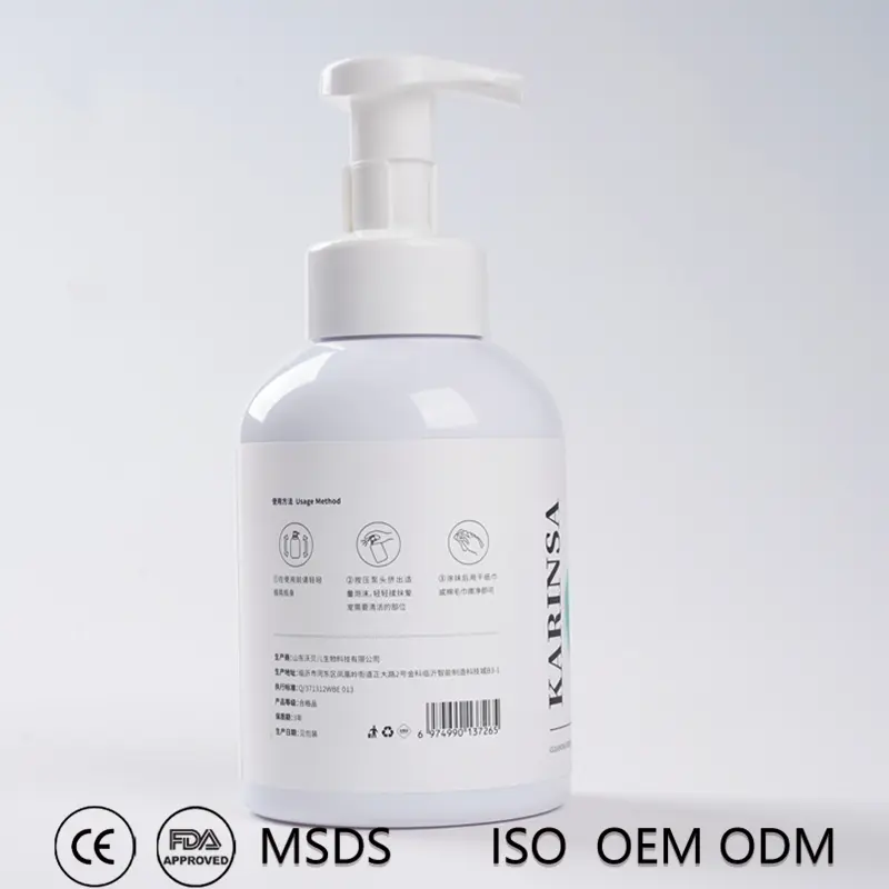 Pet dry shampoo bubbles