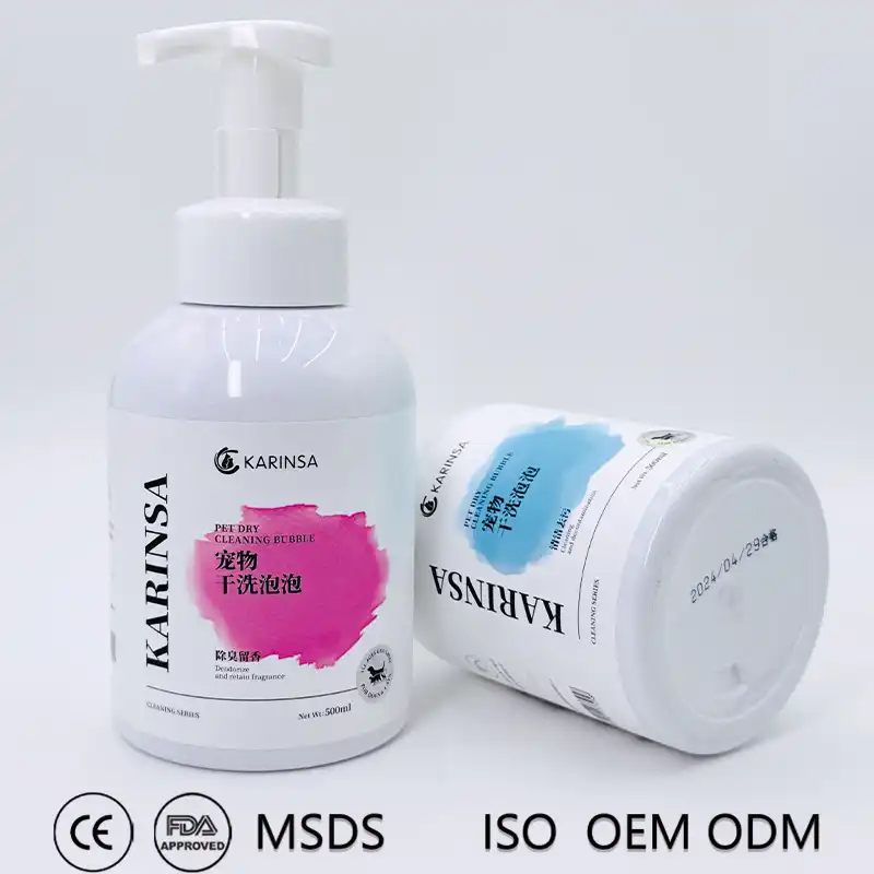 Dry pet shampoo spray Dry pet shampoo spray