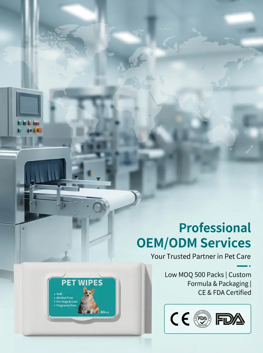 Disposable Pet Wipes OEM Disposable Pet Wipes OEM