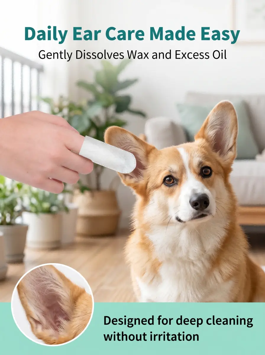 Pet ear cleaning wipes OEM