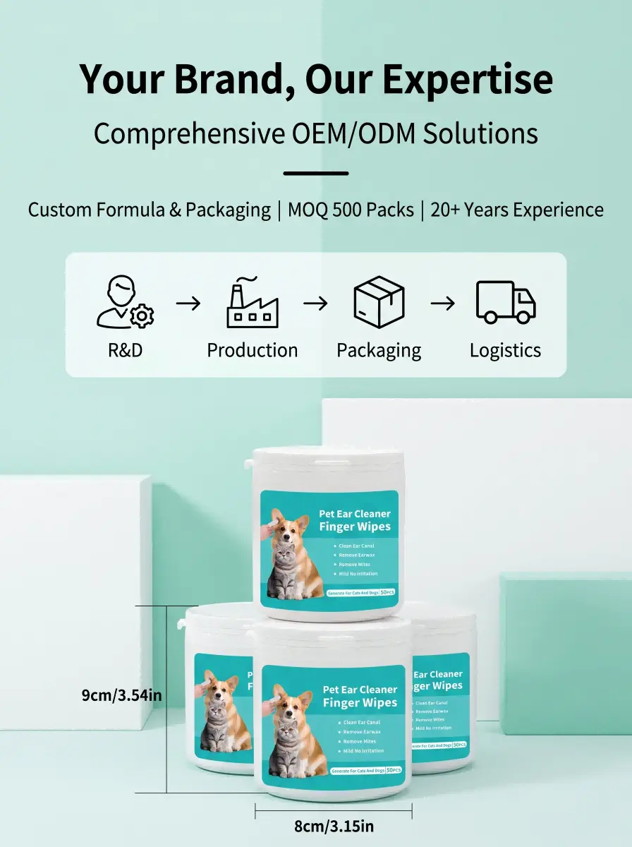 Pet ear cleaning wipes Manufacturer