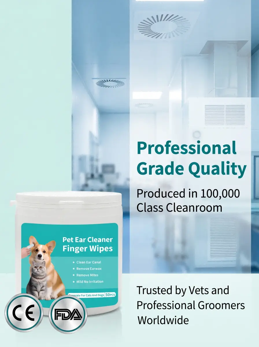 Pet ear cleaning wipes Source of goods