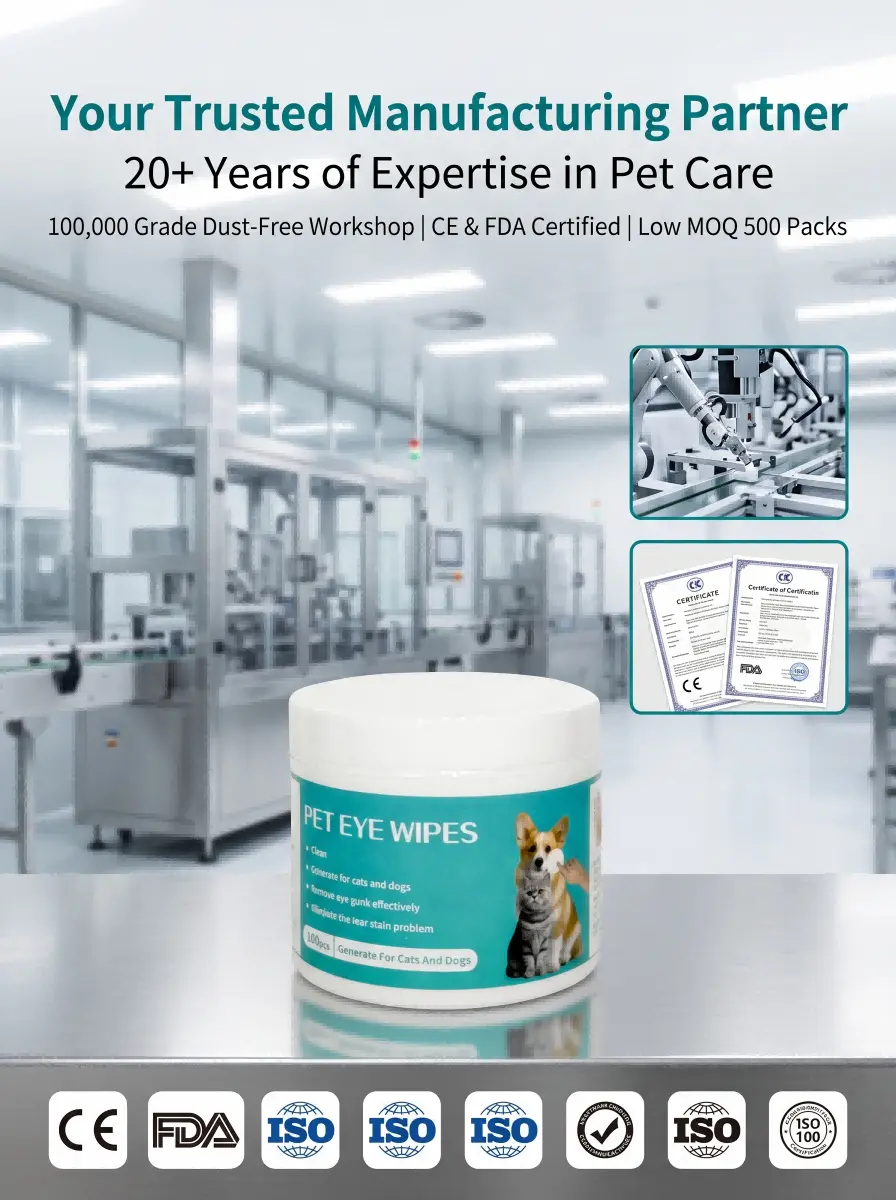 Pet Eye Care Wipes Manufacturer