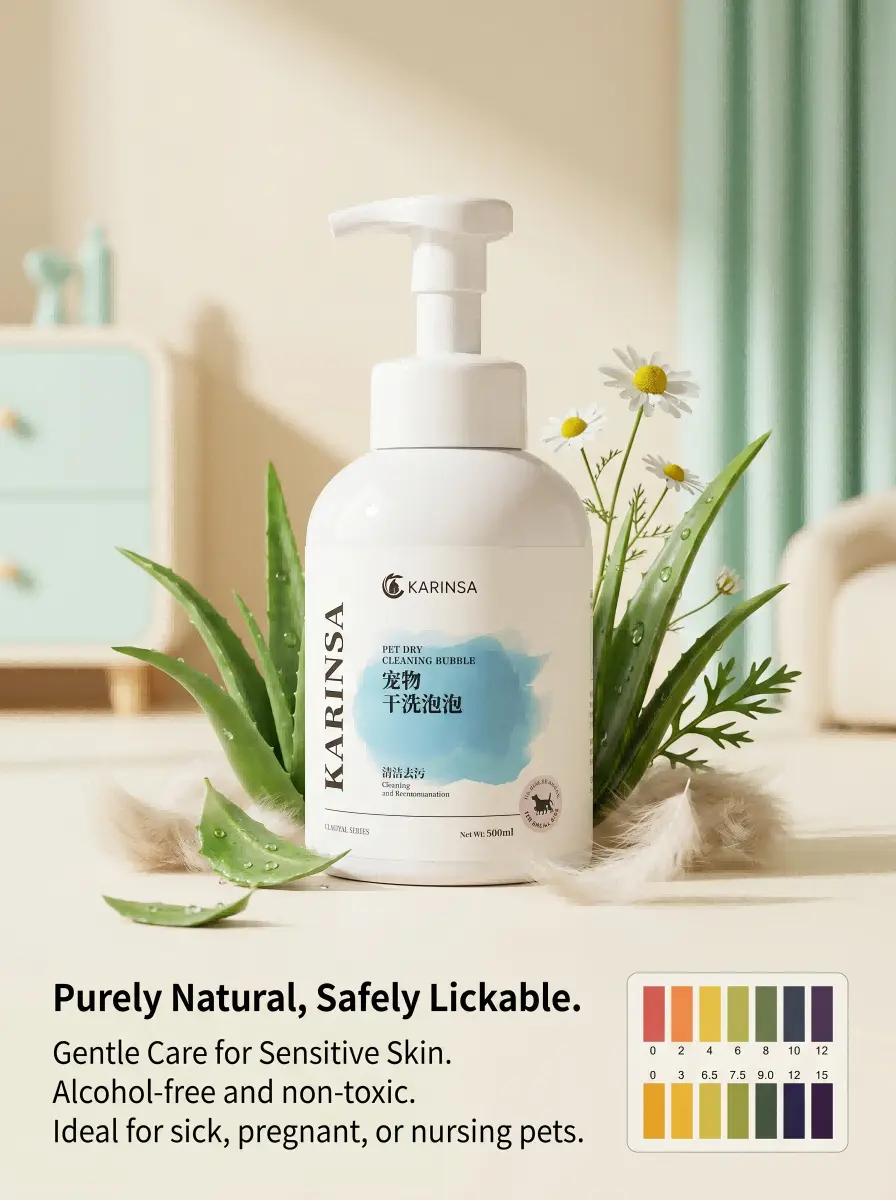 pet waterless shampoo OEM