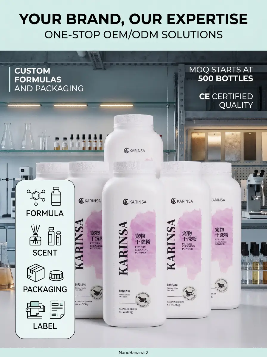 No Rinse Dry Pet Shampoo Manufacturer