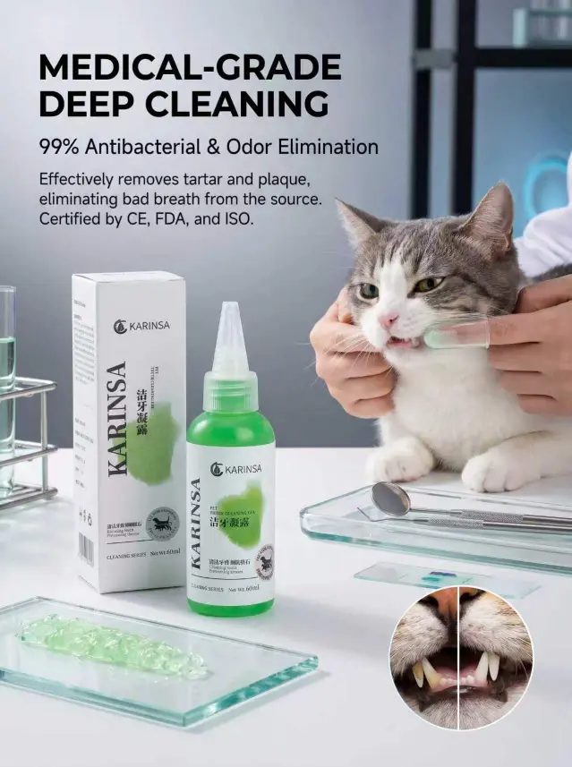 Dog Cat Teeth Cleaning Ge lOEM