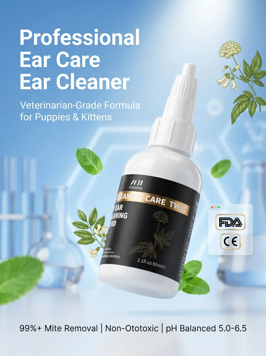 Vet-Approved Puppy Ear Treatment Pet Ear Liquid OEM
