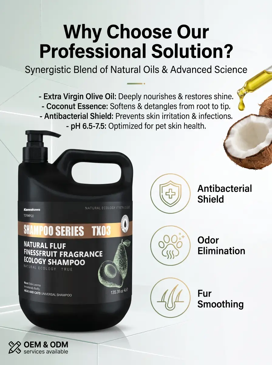 Pet Fur Brightening Shampoo ODM