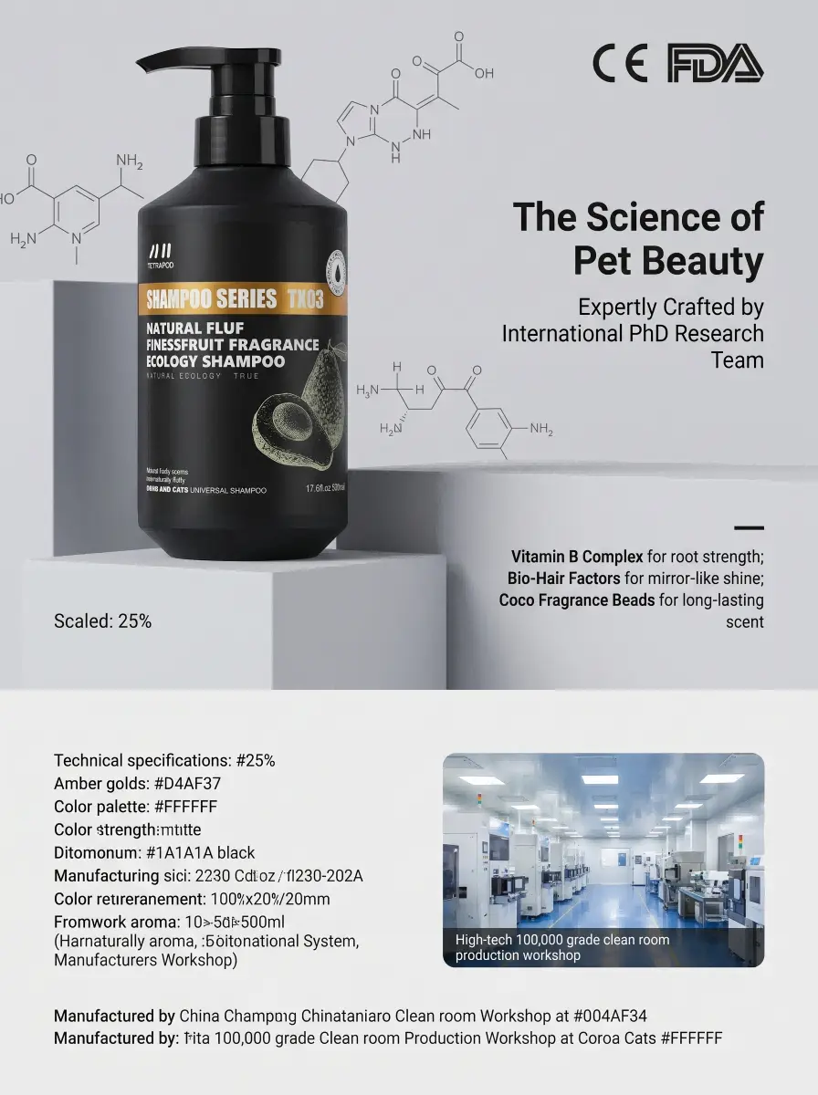 Pet Coat Brightening Shampoo ODM