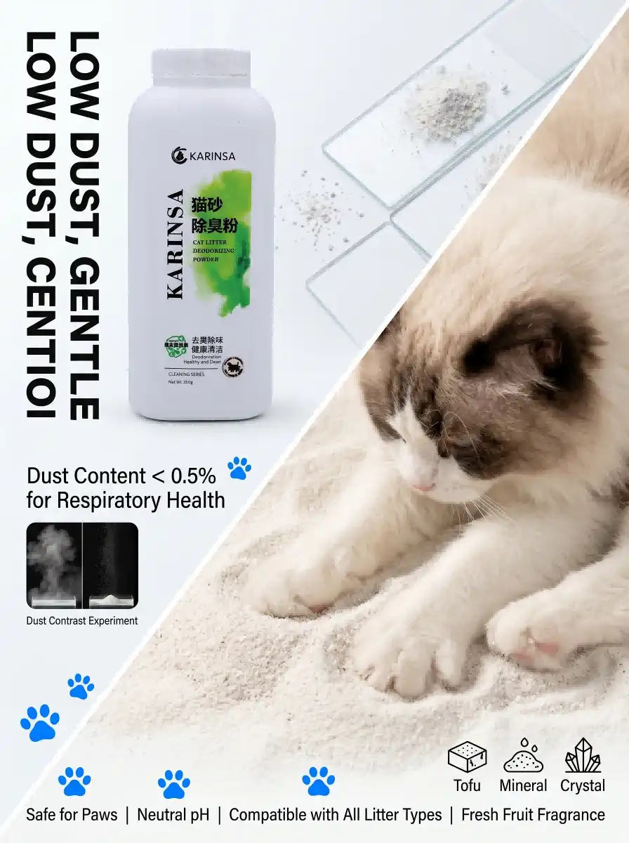 Odor Control Cat Litter Powder
