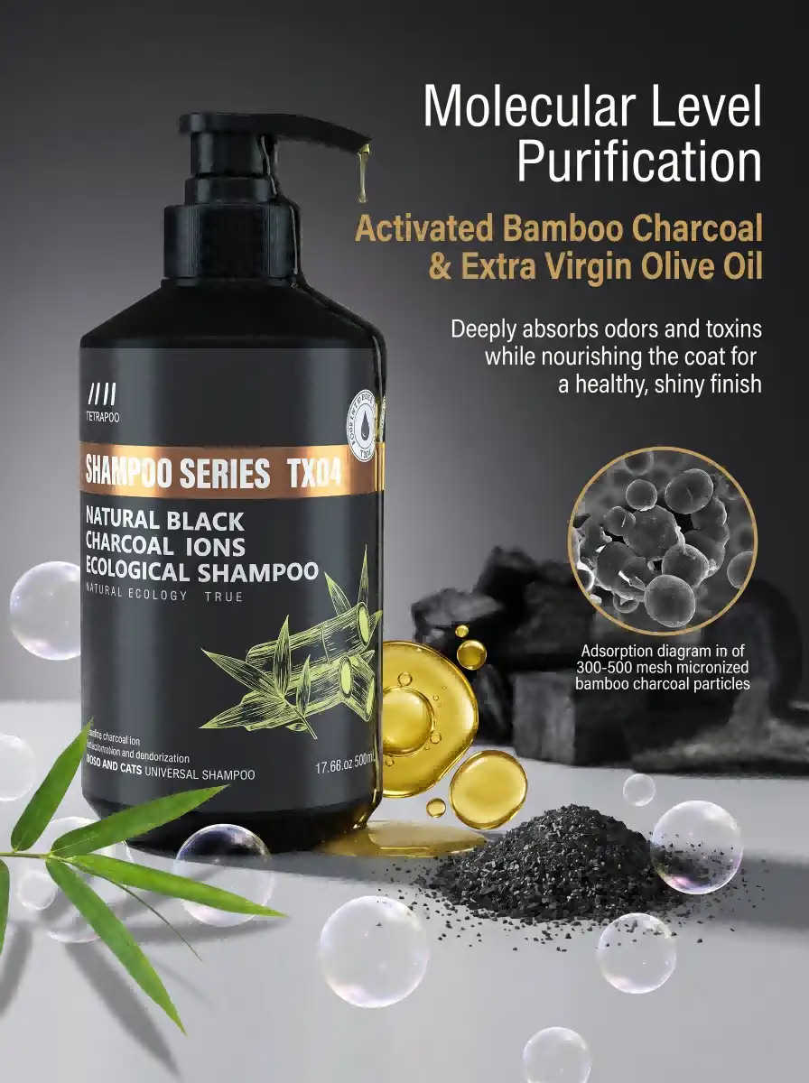 Bamboo Charcoal Pet Shampoo