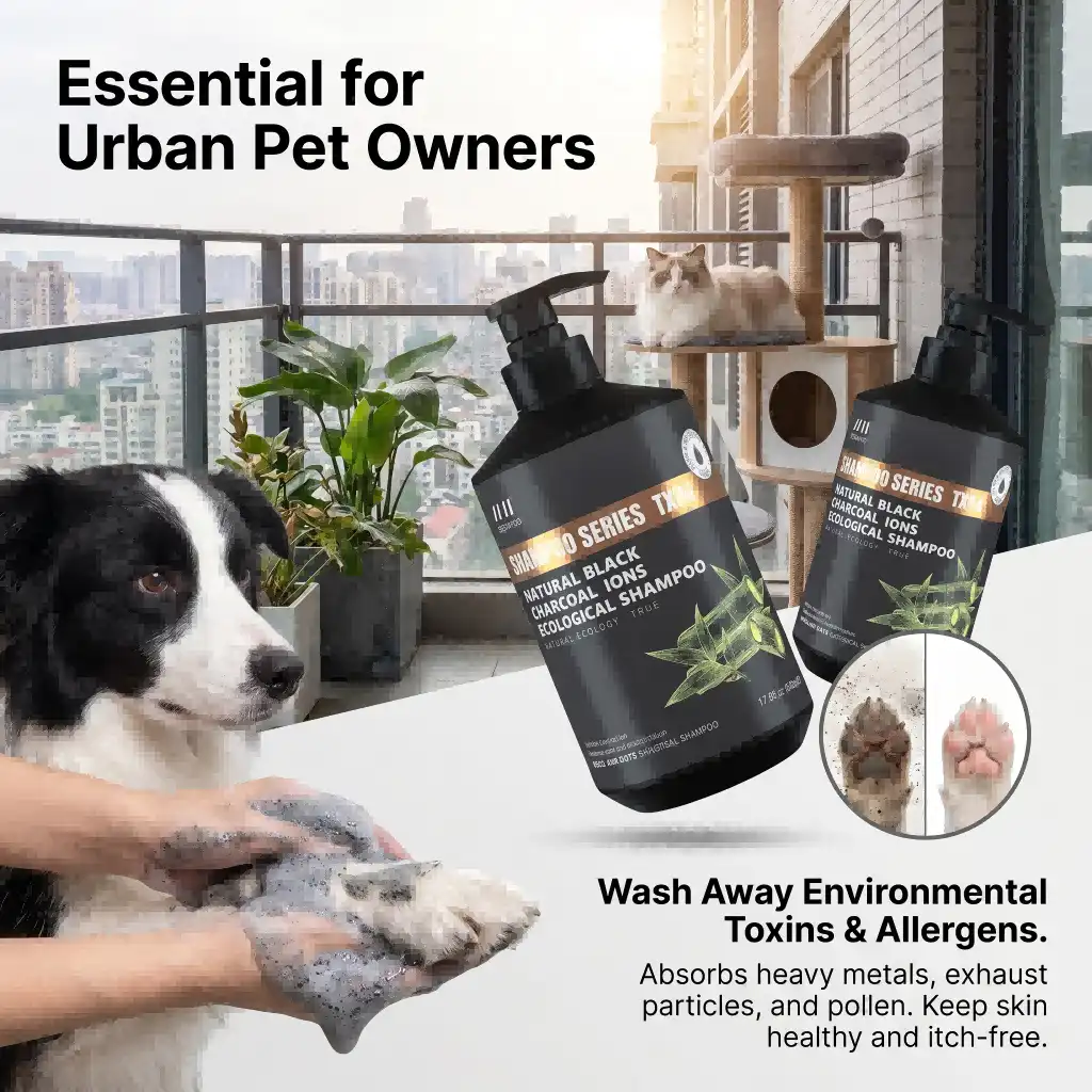 Pet Shampoo Bamboo Charcoal