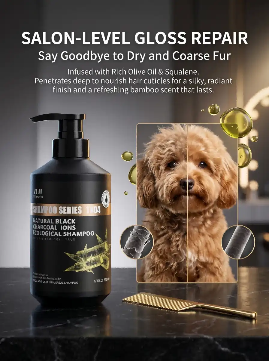 Pet Shampoo Bamboo Charcoal Pet Shampoo Bamboo Charcoal