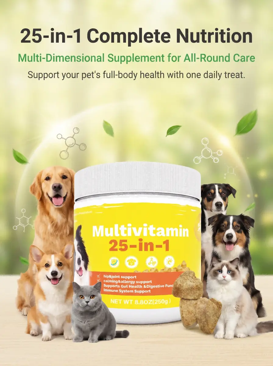 Multivitamin Supplement for Dogs (Suitable for Senior Dogs and Puppies)