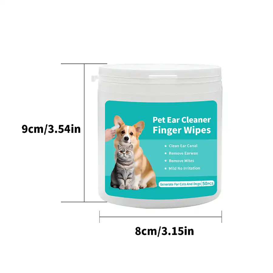 Pet ear cleaning wipes