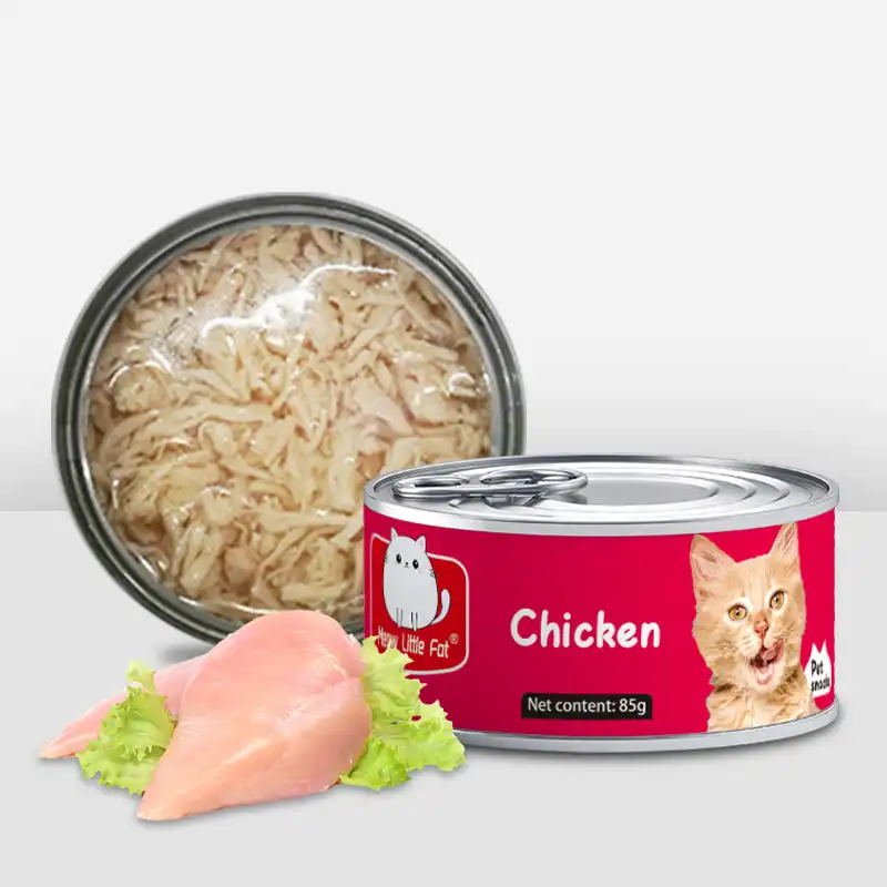 Gourmet Savory Chicken Canned Cat Food for Healthy Pets