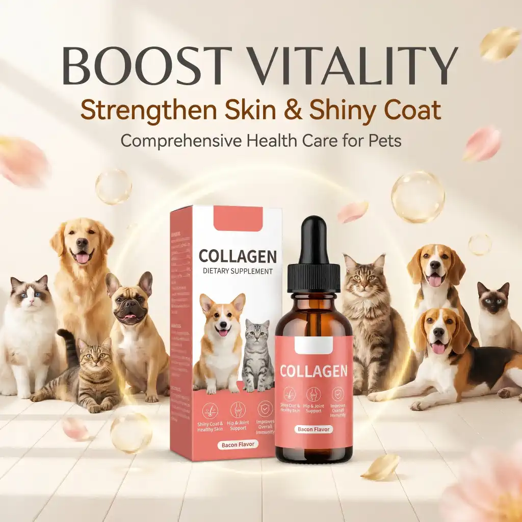 Pet collagen drops to boost immunity