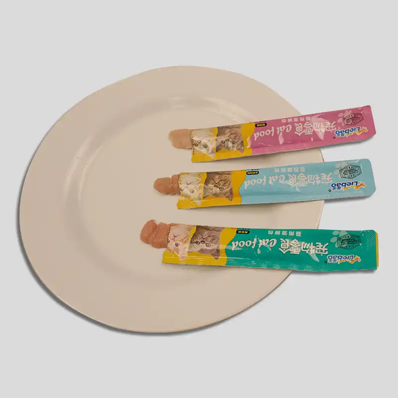  Wholesale Factory Premium Quality Wet Food Cat Strips Creamy Cat Snacks