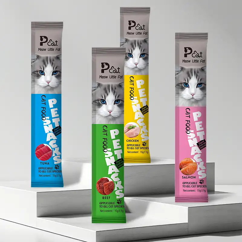 Wholesale Manufacture OEM ODM Pet Food Treats Cat Creamy Strip Snacks