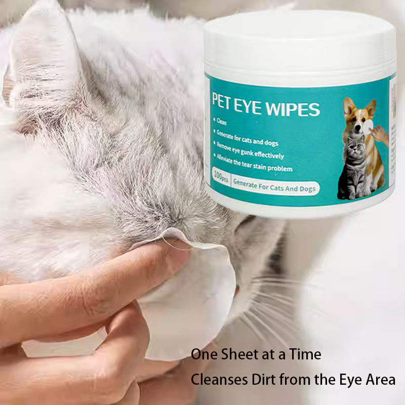 Lingettes hygiéniques pour les yeux des animaux Lingettes hygiéniques pour les yeux des animaux