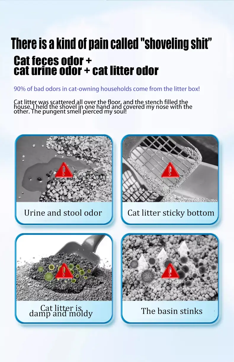 Cat litter deodorizing powder