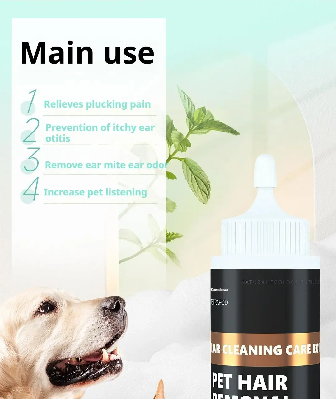 Four-legged monster ear hair powder