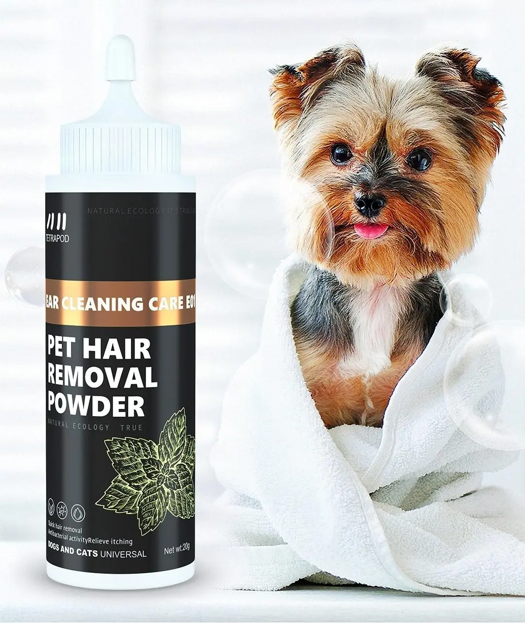Four-legged monster ear hair powder