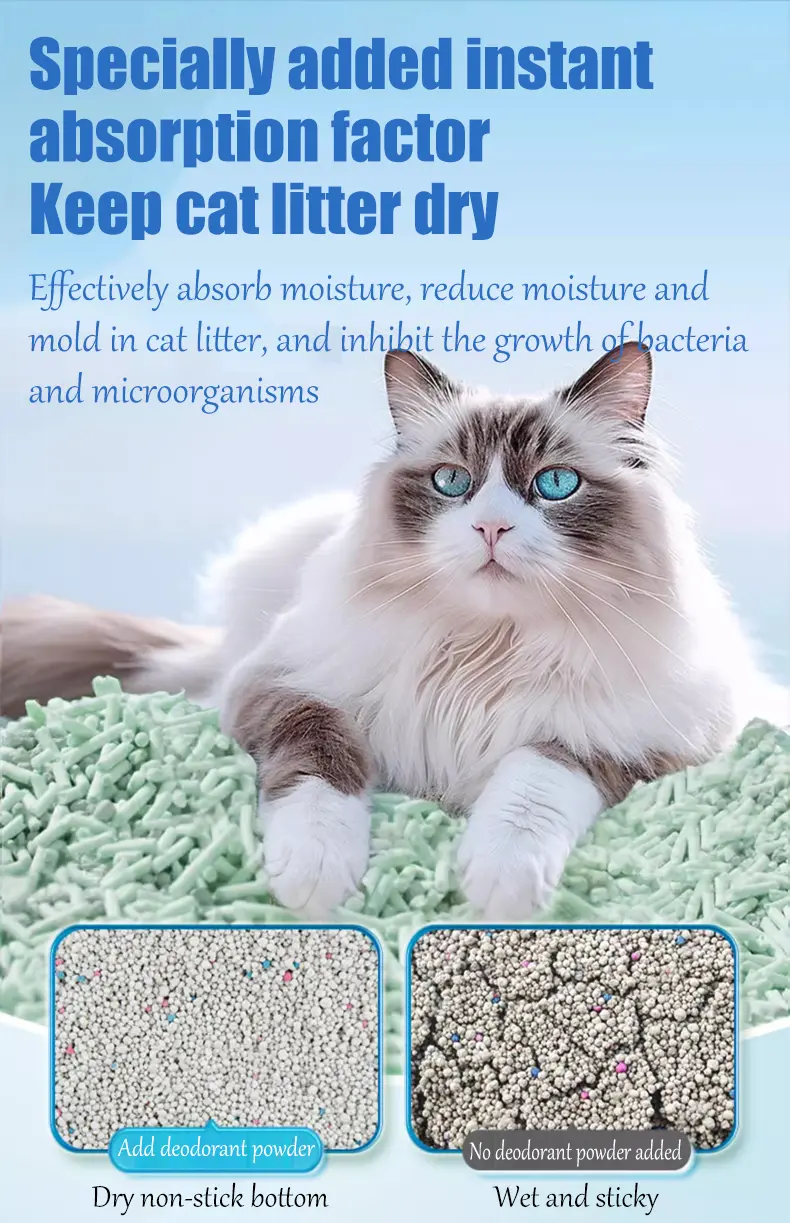Cat litter deodorizing powder