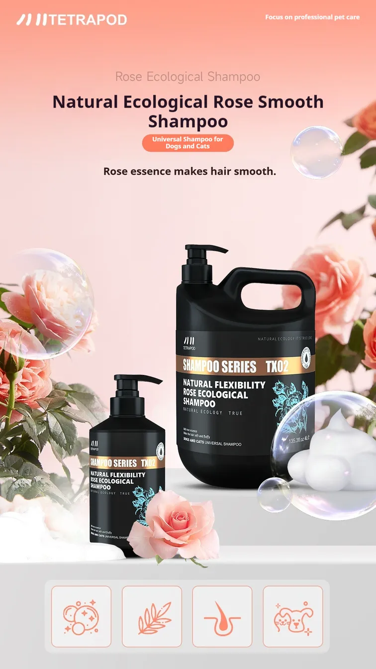 Natural Ecological Rose smooth Shampoo Detail (1)