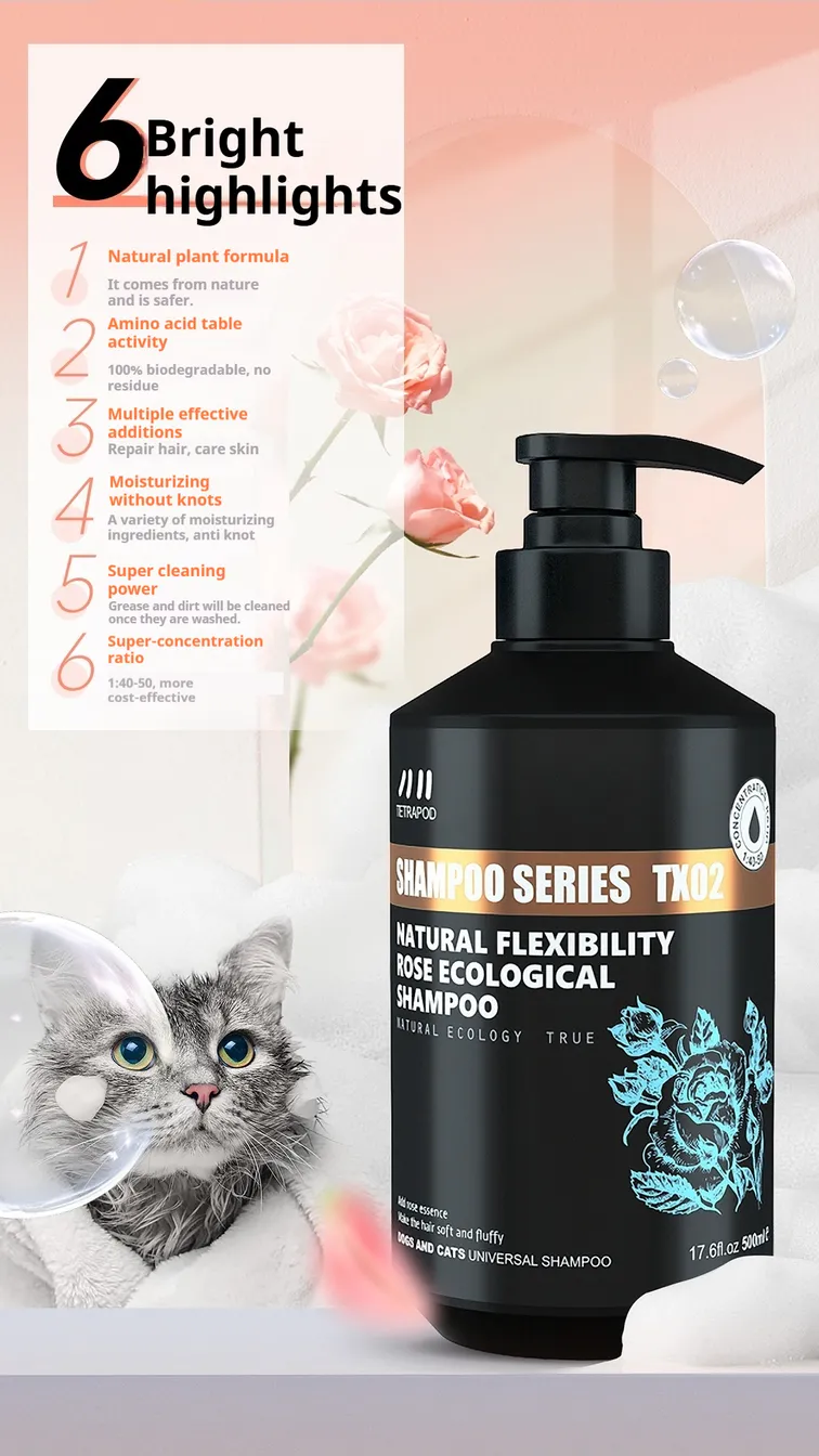 Natural Ecological Rose smooth Shampoo Detail (3)