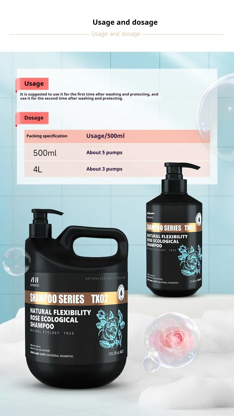 Natural Ecological Rose smooth Shampoo Detail (5)