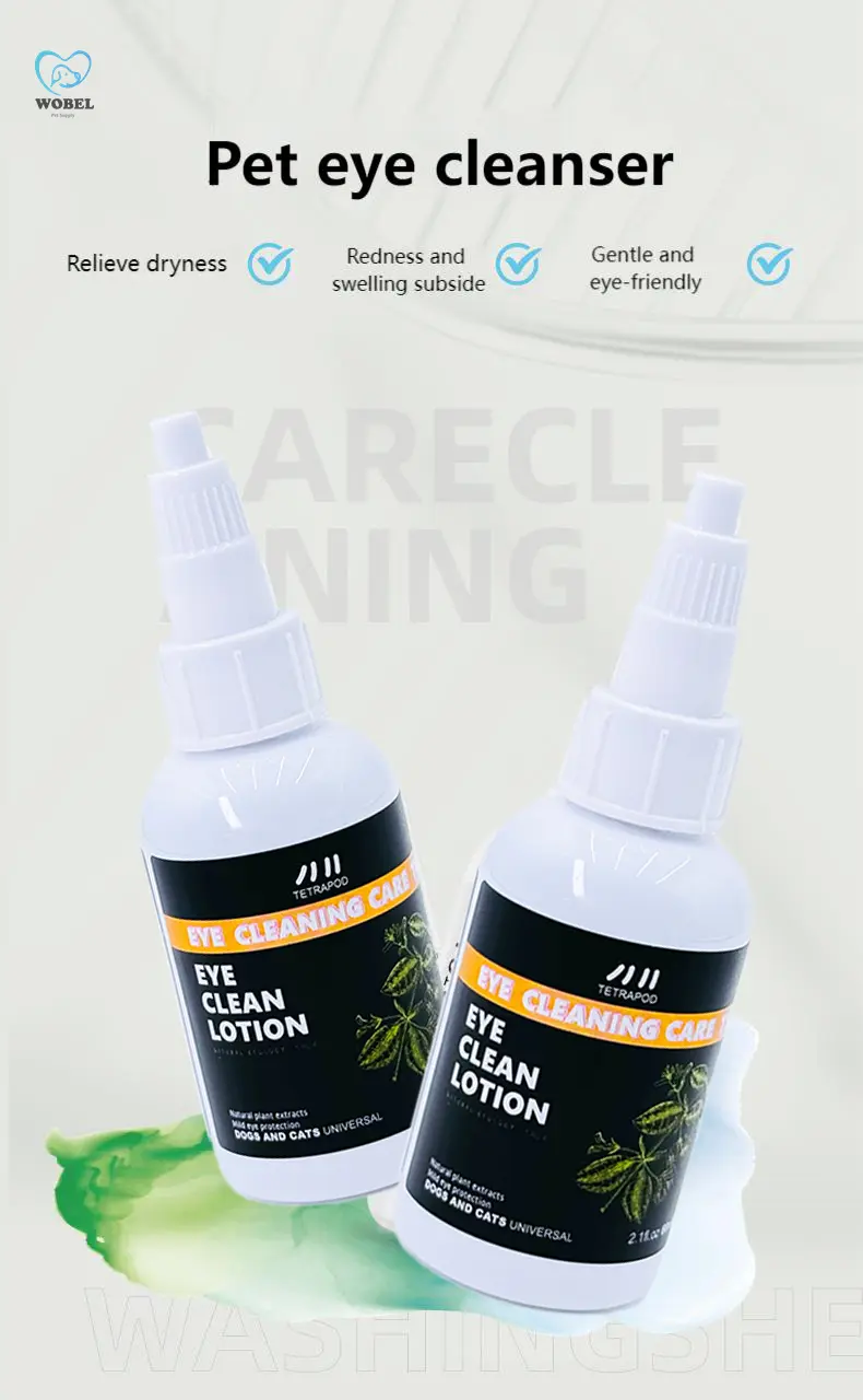 Pet eye cleanser