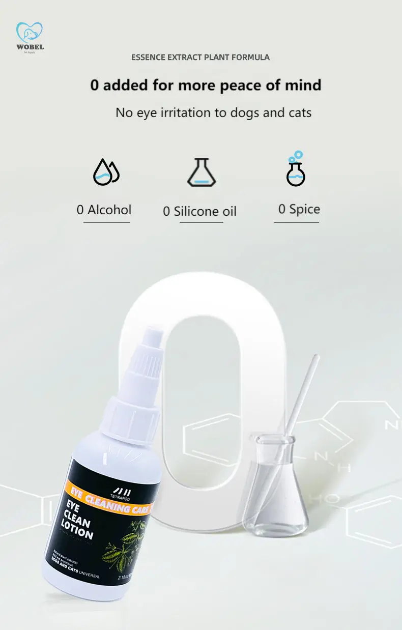 Pet eye cleanser
