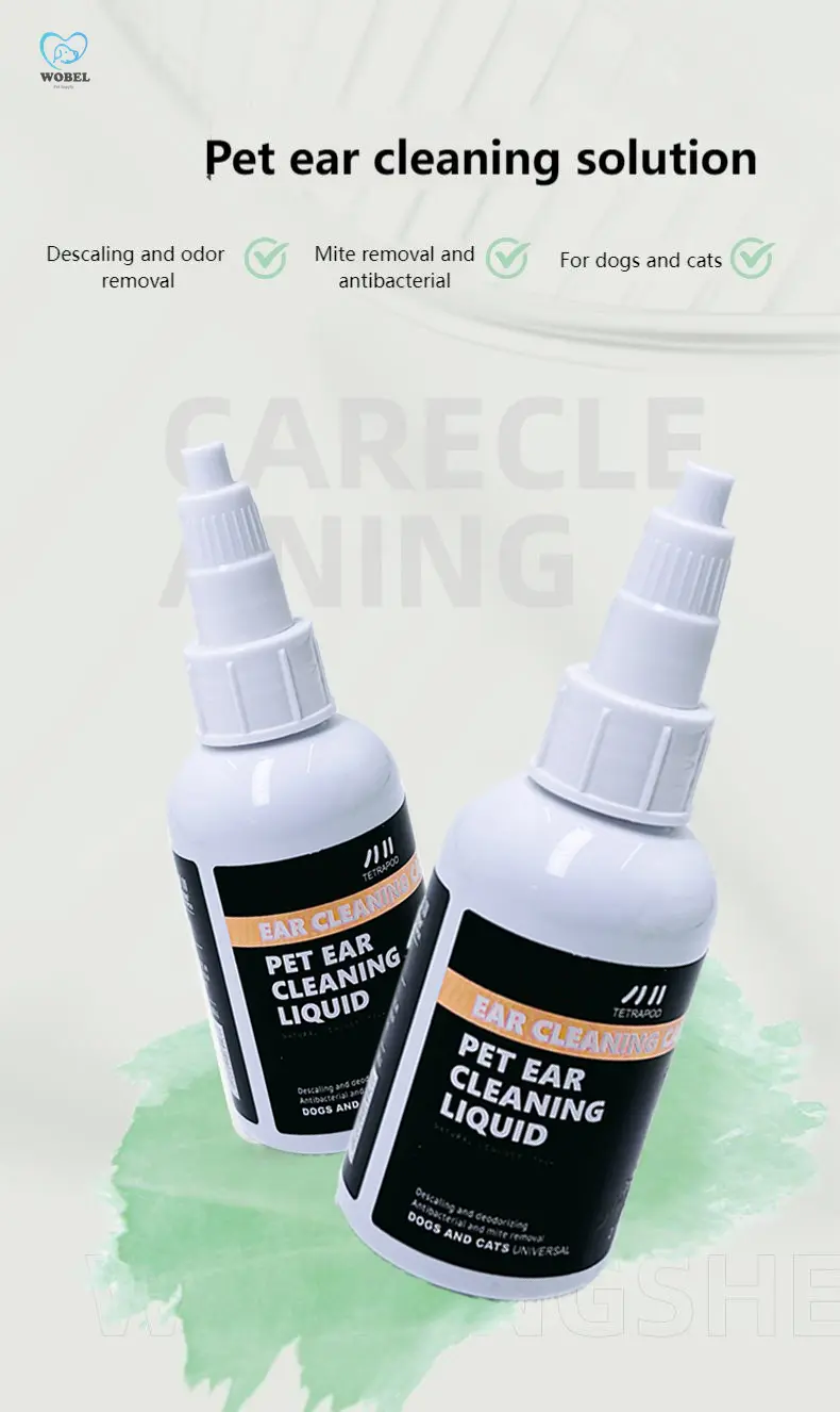 Four-legged monster ear cleaning solution