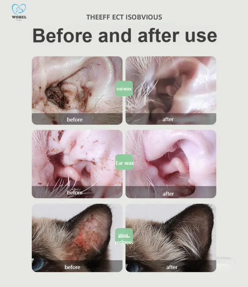 Four-legged monster ear cleaning solution