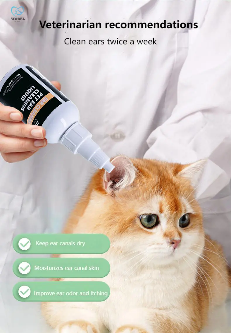 Four-legged monster ear cleaning solution