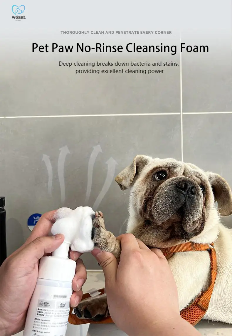 Pet Foot Cleansing Foam