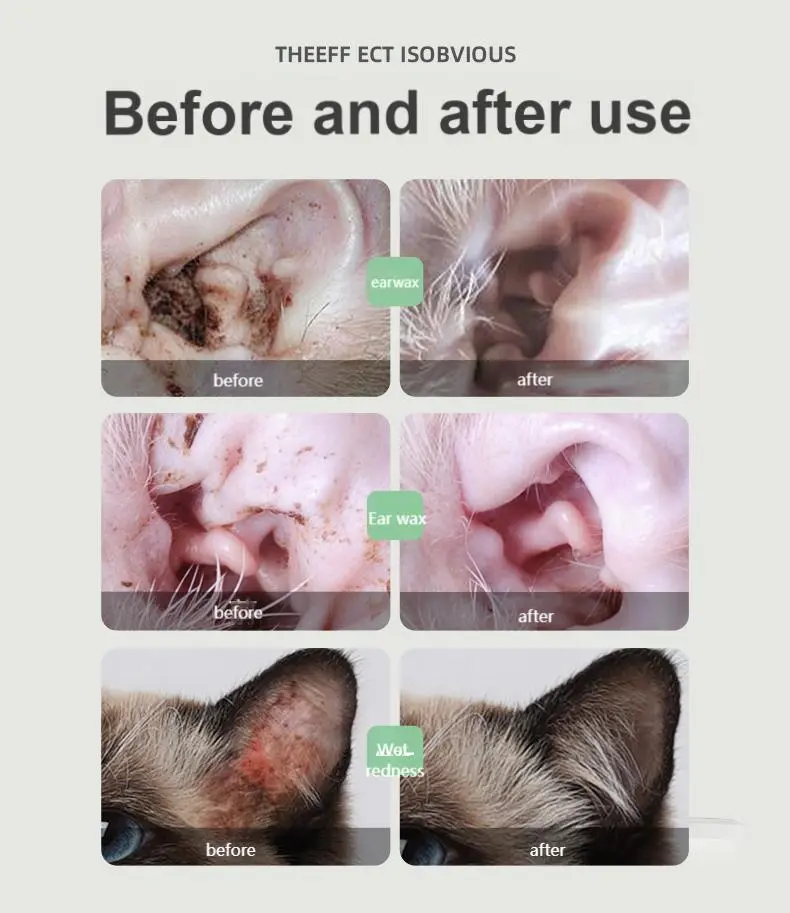 Pet ear cleaning solution