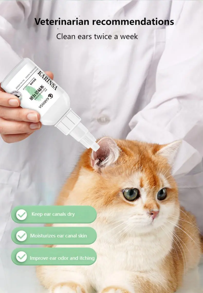 Pet ear cleaning solution