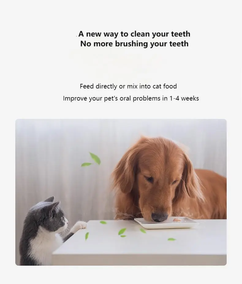Pet tooth cleaning powder sticks