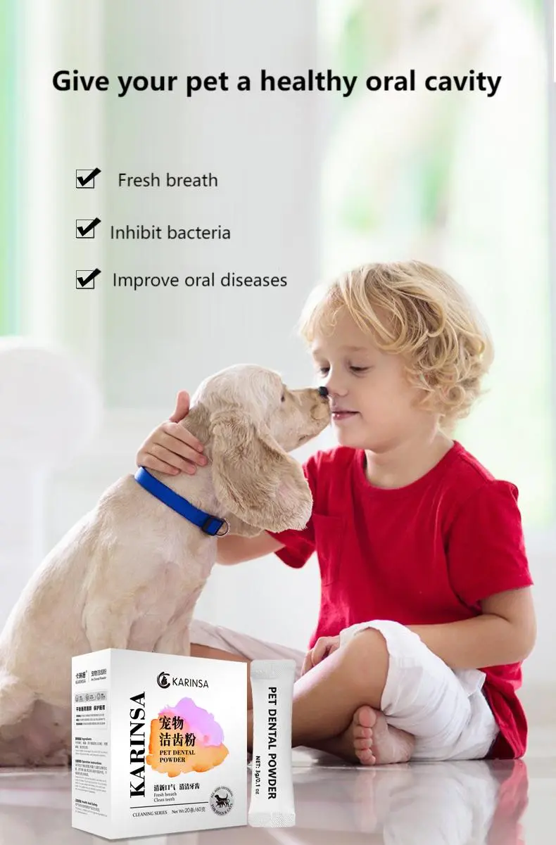 Pet tooth cleaning powder sticks